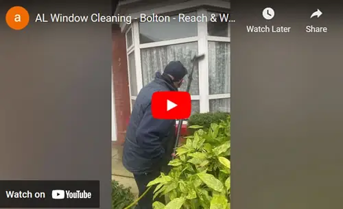 watch Alf window cleaning in Bolton on you tube