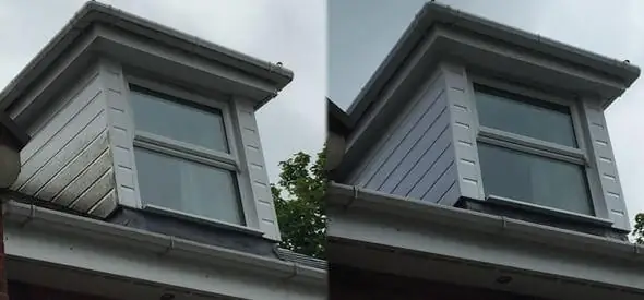 dormer window cleaning before and after bolton