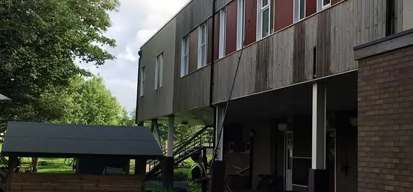 commercial building window cleaning bolton